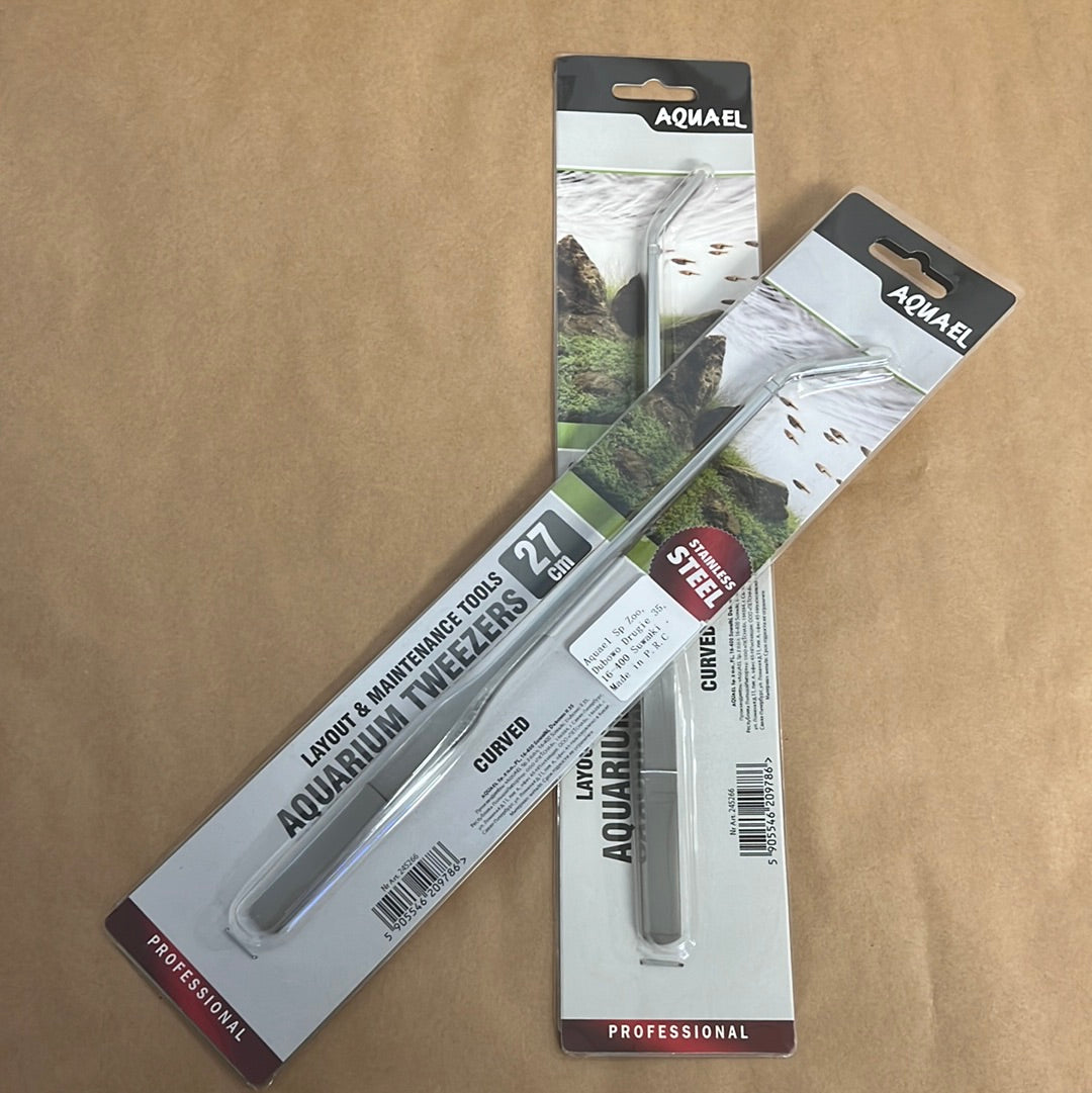 Aquael pinsetit, taivutettu, 270mm