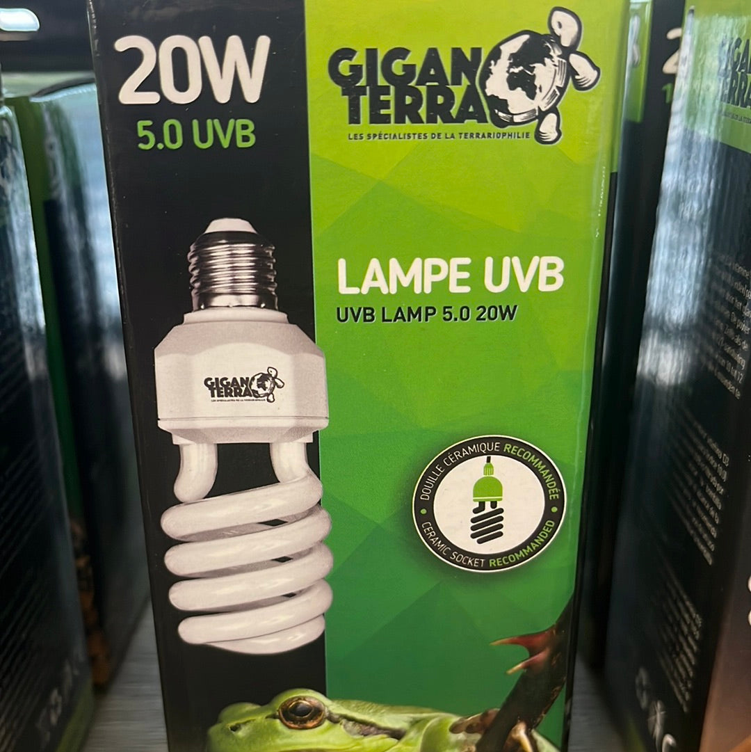 Giganterra UVB 5.0 polttimo 20W