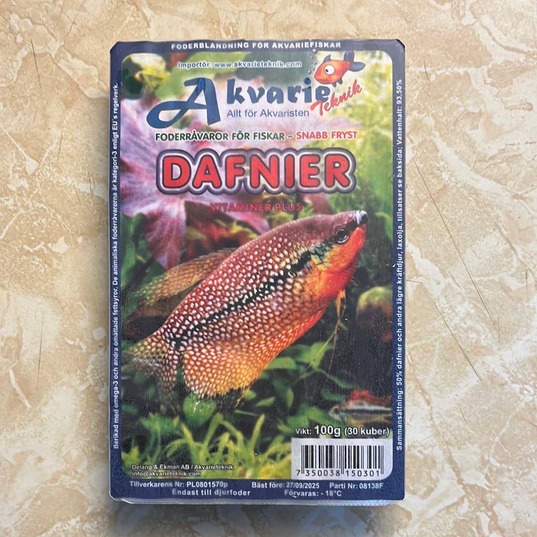 Akvarieteknik Dafnier 100g