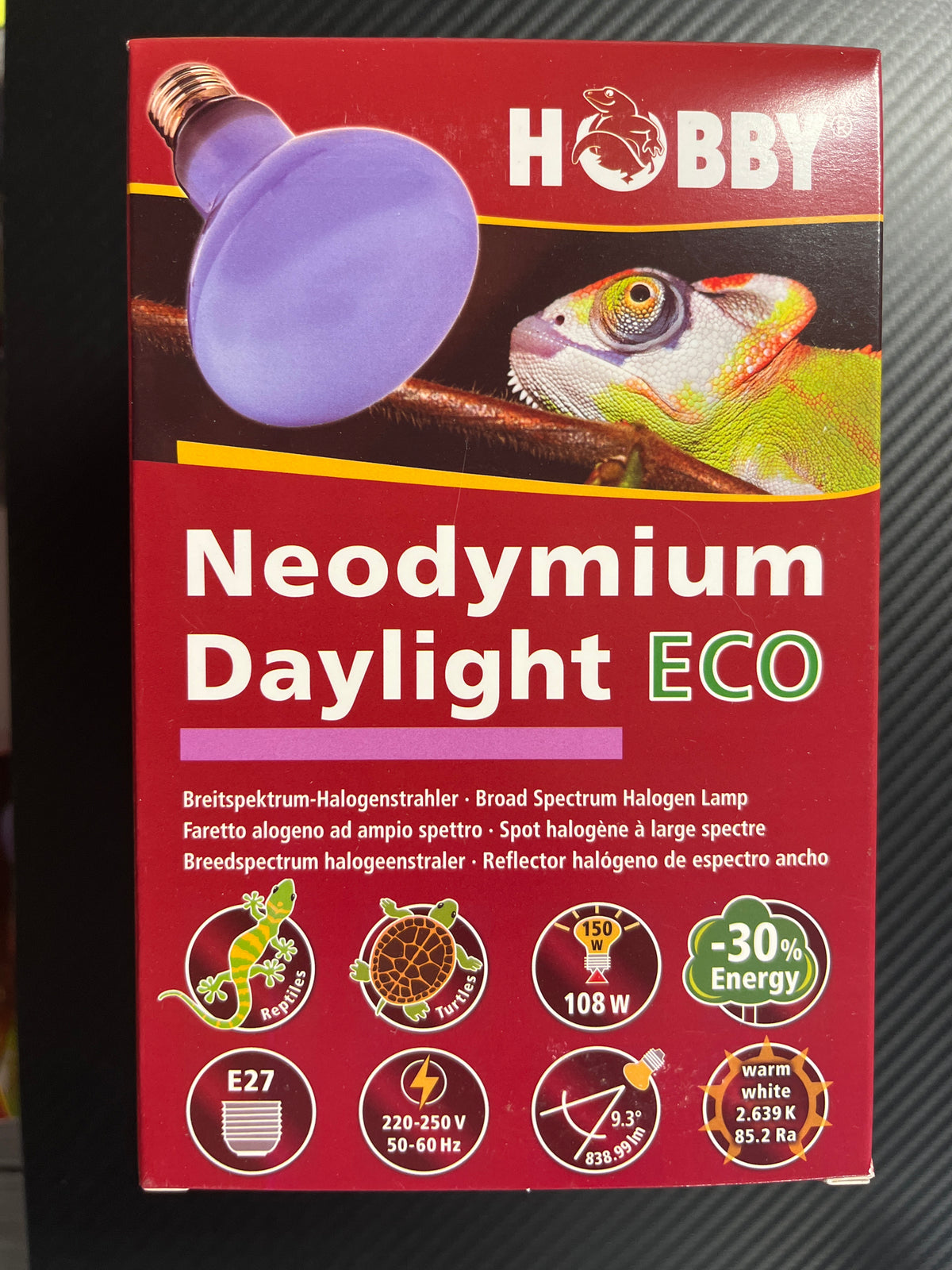 Hobby Neodymium 70W daylight ECO UV-A lämpölamppu