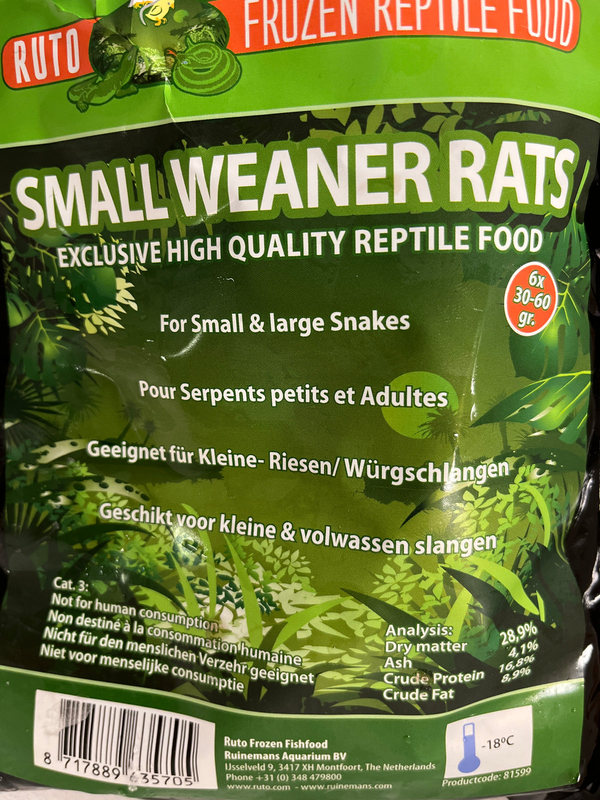 Ruto rotta small wiener 30-60g