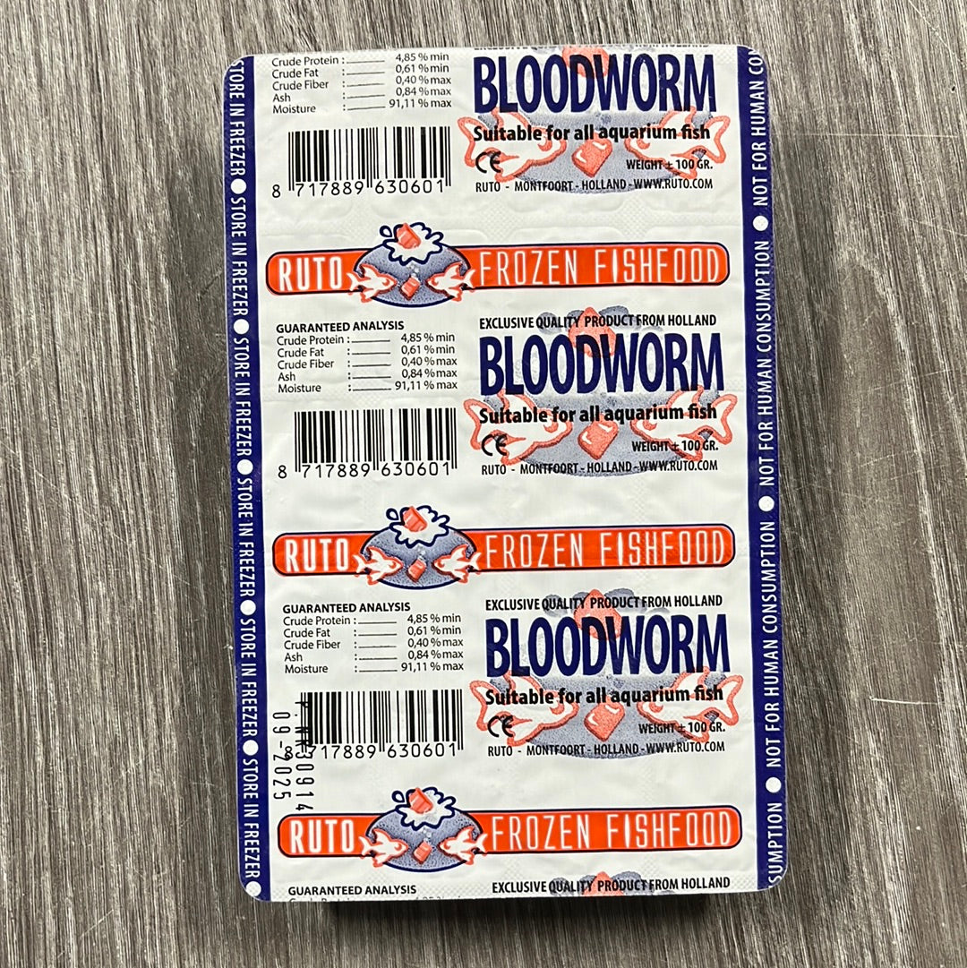 Ruto Bloodworms 100g