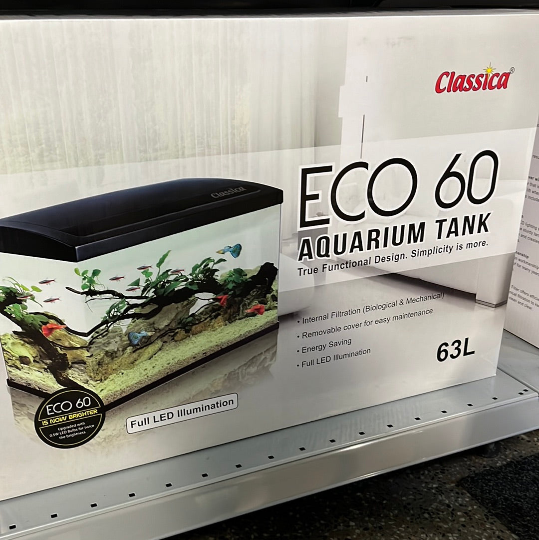 Classica Eco 60 63l akvaariopaketti