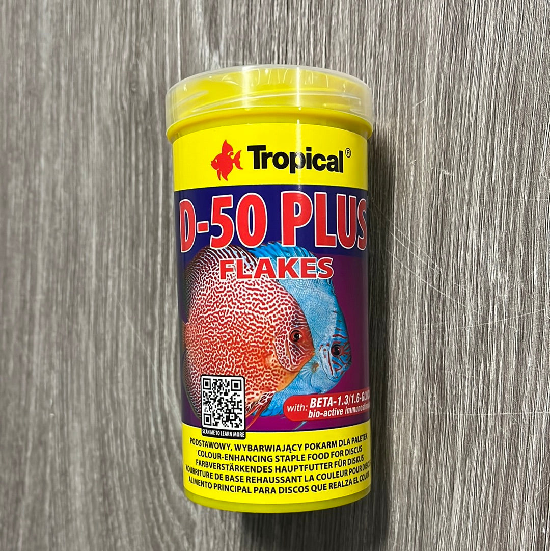 Tropical Discus D-50 plus flakes 250ml