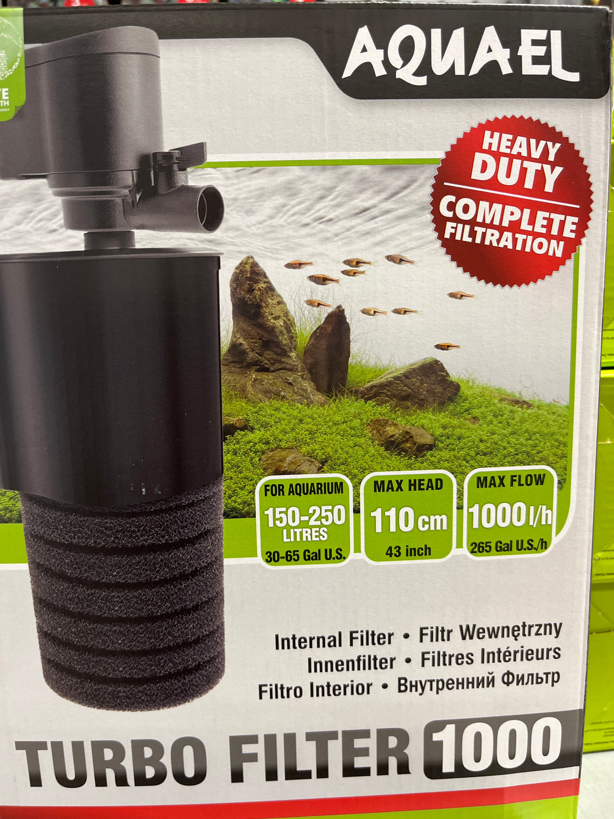 Aquael Sisäsuodatin turbo filter 1000