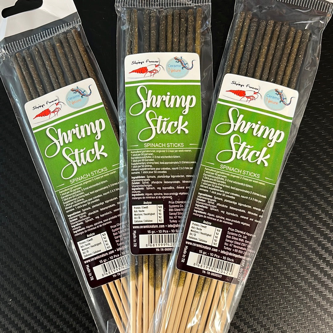 Ceramicnature Shrimp stick pinaatti 10kpl