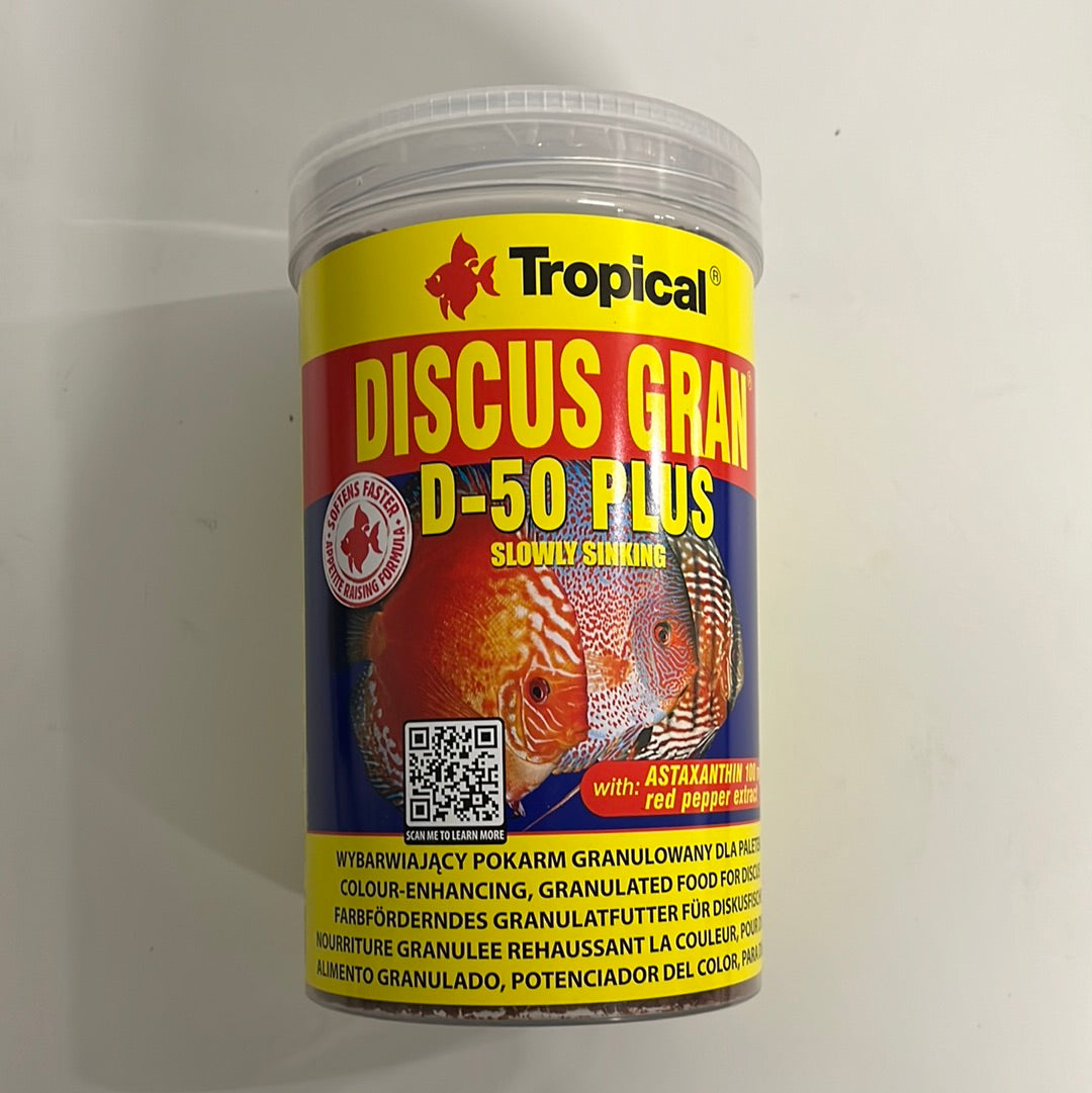 Tropical Discus D-50 plus gran 1000ml