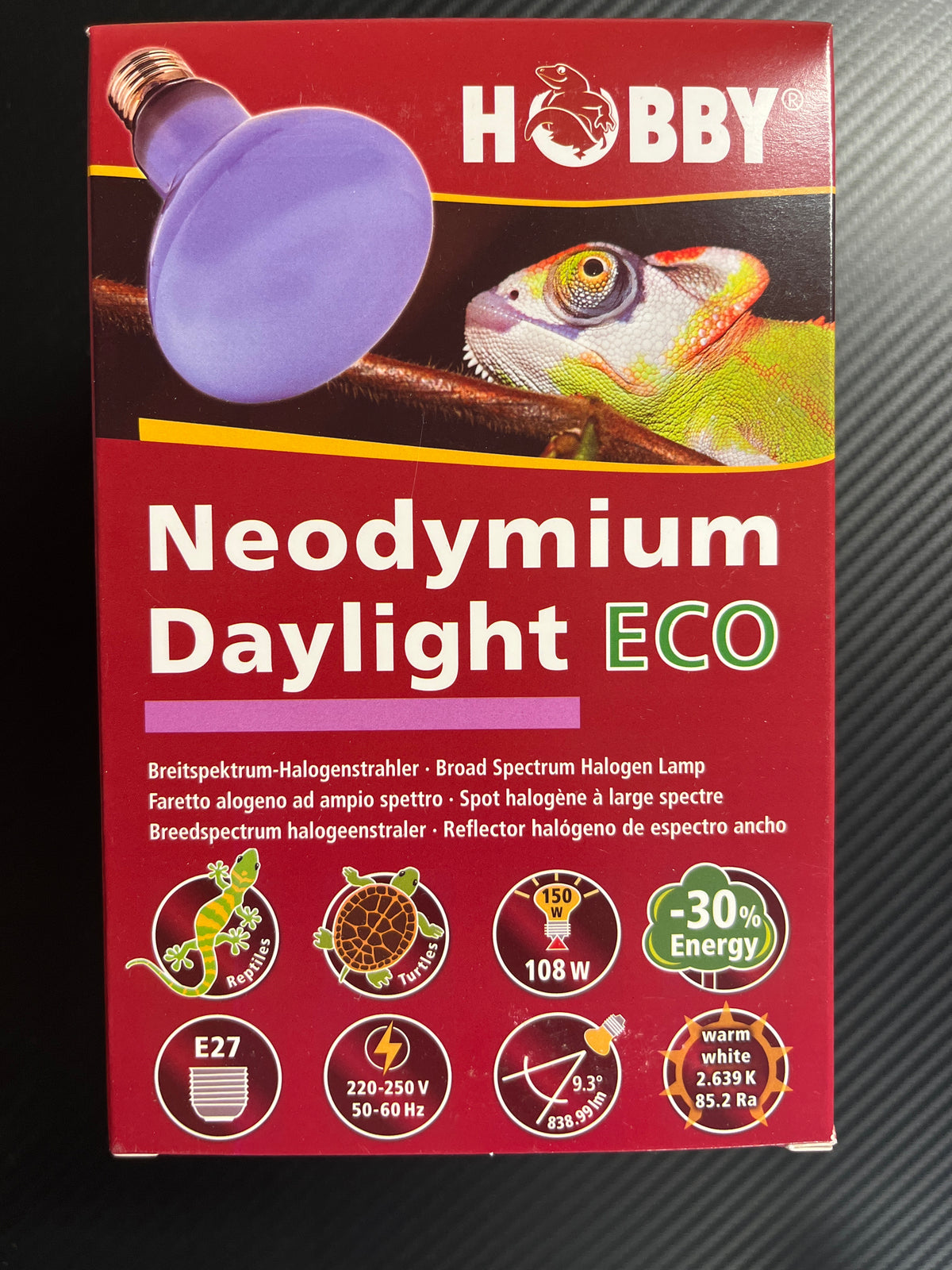 Hobby Neodymium daylight ECO UV-A lämpölamppu 108W