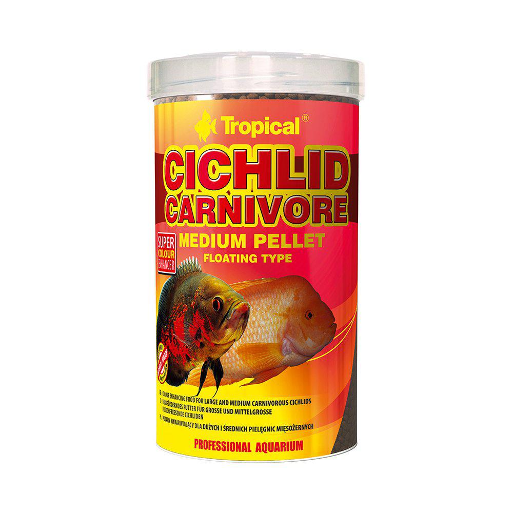 Tropical Cichlid carnivore medium pellet 1000ml